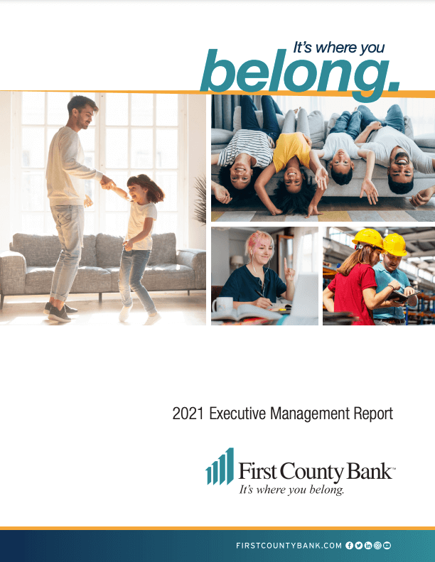 2021 executive management report cover